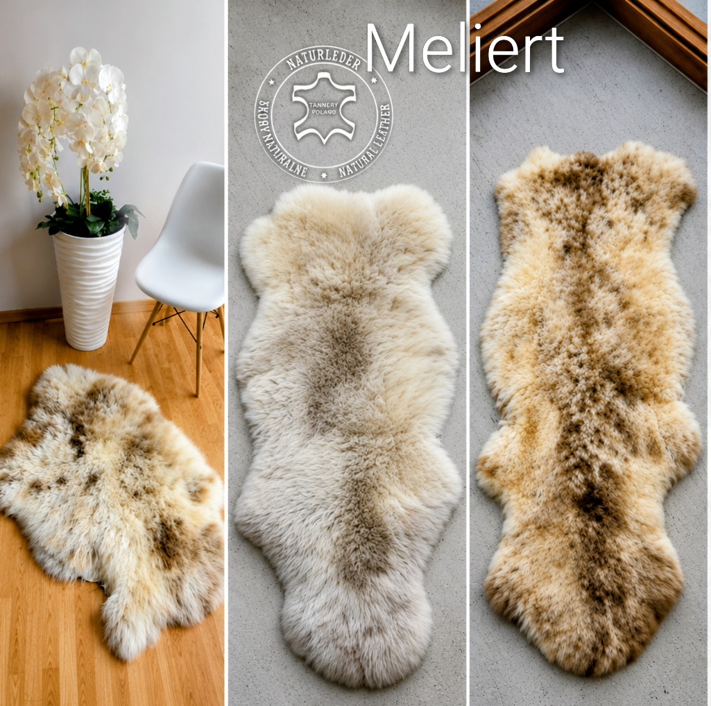 Fårskinn - Meliert – naturlig skönhet i en unik utgåva!